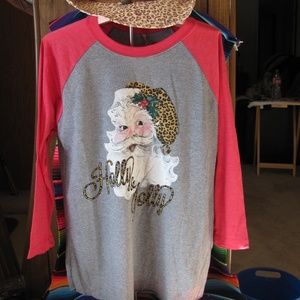 NEXT LEVEL HOLLYJOLLY CHRISTMAS LEOPARD CHRISTMAS